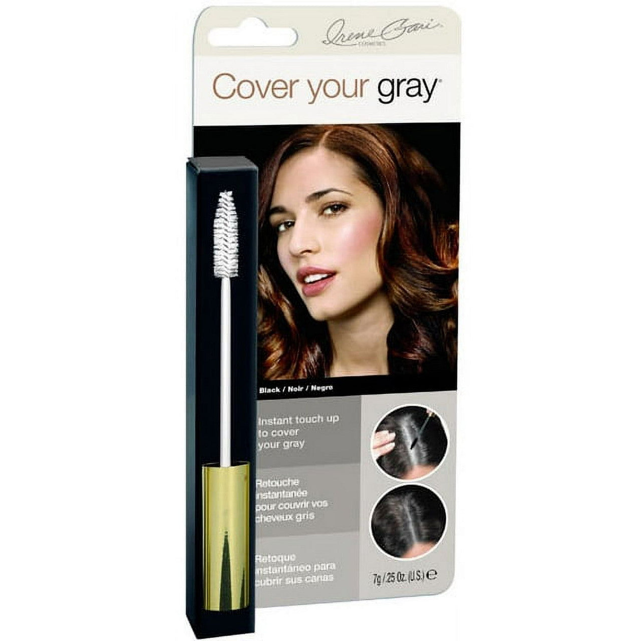 Cover Your Gray Brush-In Wand, Jet Black, 1 Ea